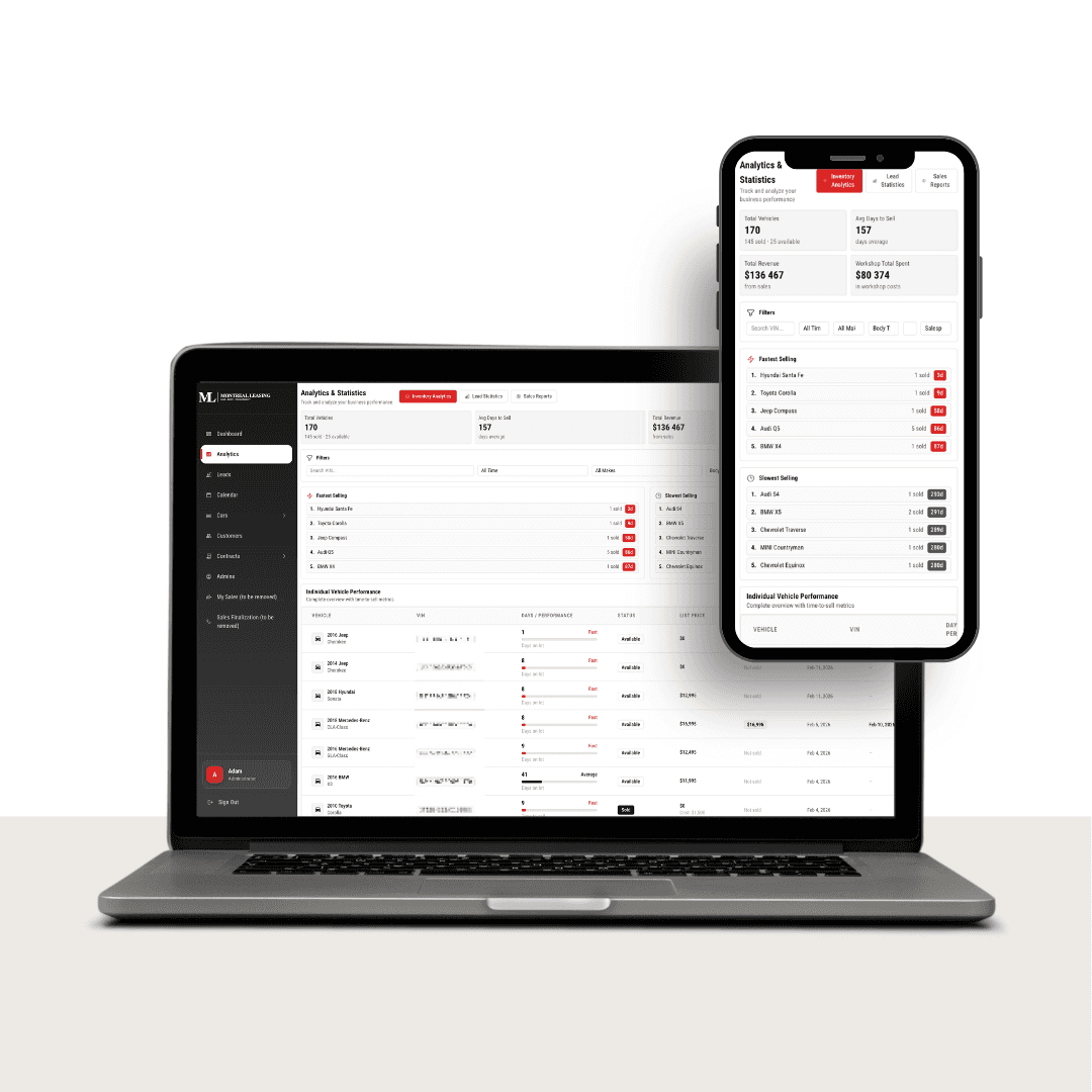 SellMyVehicle CRM